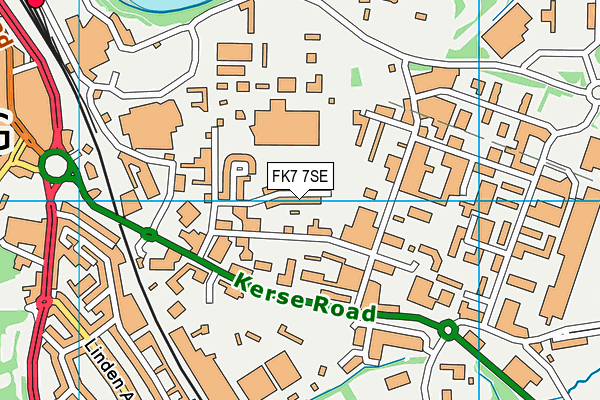 FK7 7SE map - OS VectorMap District (Ordnance Survey)