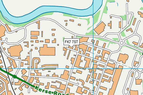 FK7 7ST map - OS VectorMap District (Ordnance Survey)