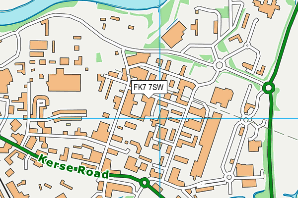 FK7 7SW map - OS VectorMap District (Ordnance Survey)