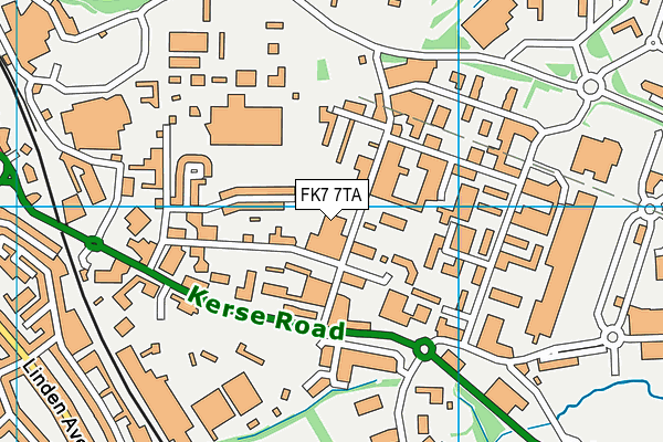 FK7 7TA map - OS VectorMap District (Ordnance Survey)