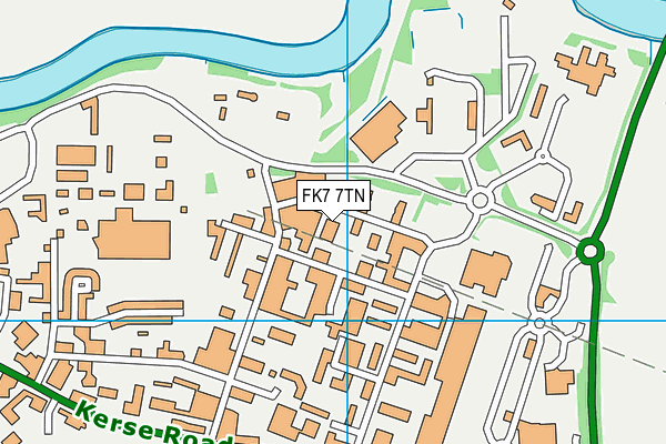 FK7 7TN map - OS VectorMap District (Ordnance Survey)