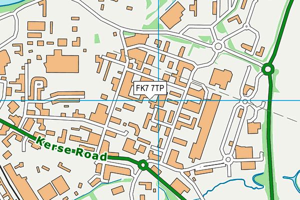 FK7 7TP map - OS VectorMap District (Ordnance Survey)