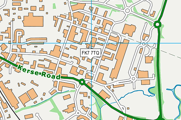 FK7 7TQ map - OS VectorMap District (Ordnance Survey)