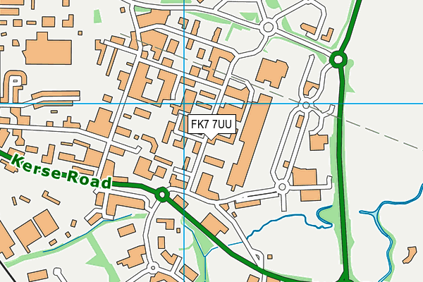 FK7 7UU map - OS VectorMap District (Ordnance Survey)
