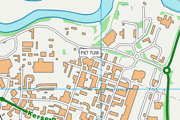 FK7 7UW map - OS VectorMap District (Ordnance Survey)