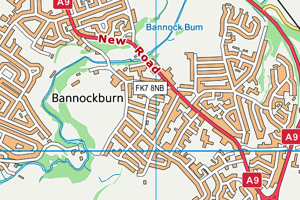 FK7 8NB map - OS VectorMap District (Ordnance Survey)