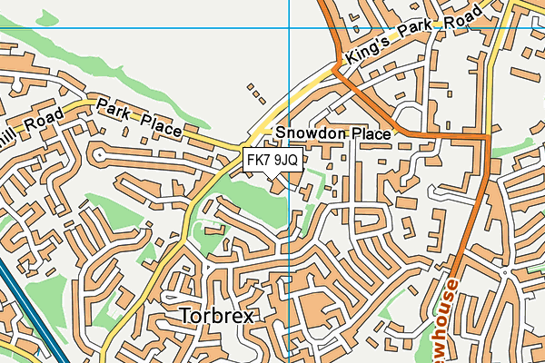 FK7 9JQ map - OS VectorMap District (Ordnance Survey)