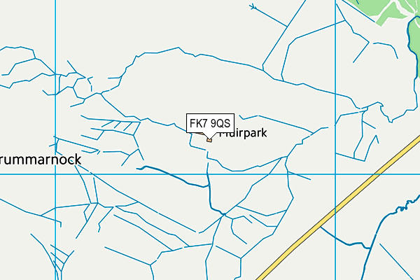 FK7 9QS map - OS VectorMap District (Ordnance Survey)