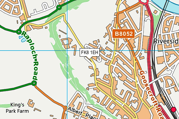 FK8 1EH map - OS VectorMap District (Ordnance Survey)