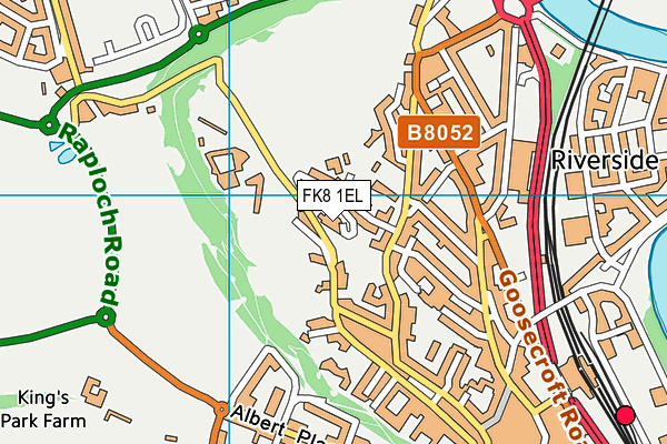 FK8 1EL map - OS VectorMap District (Ordnance Survey)