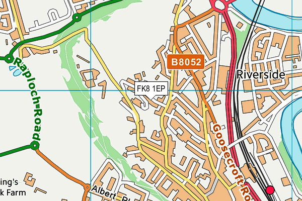 FK8 1EP map - OS VectorMap District (Ordnance Survey)