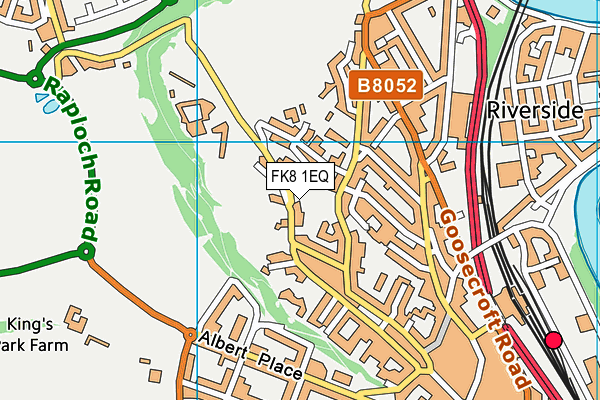 FK8 1EQ map - OS VectorMap District (Ordnance Survey)