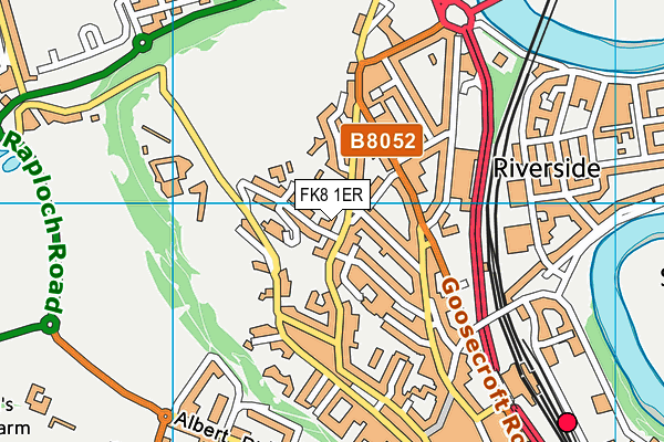 FK8 1ER map - OS VectorMap District (Ordnance Survey)