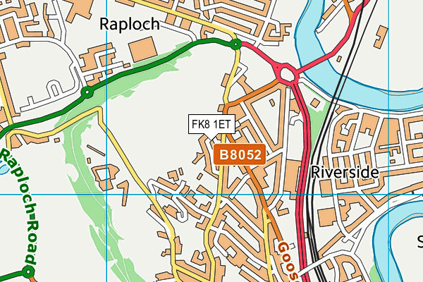 FK8 1ET map - OS VectorMap District (Ordnance Survey)