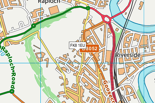 FK8 1EU map - OS VectorMap District (Ordnance Survey)