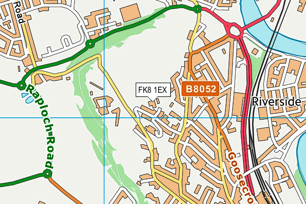 FK8 1EX map - OS VectorMap District (Ordnance Survey)