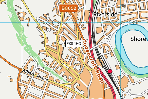 FK8 1HQ map - OS VectorMap District (Ordnance Survey)