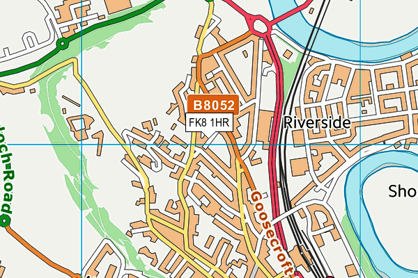 FK8 1HR map - OS VectorMap District (Ordnance Survey)