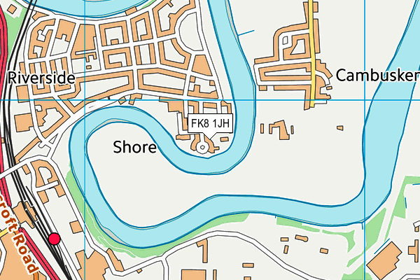 FK8 1JH map - OS VectorMap District (Ordnance Survey)