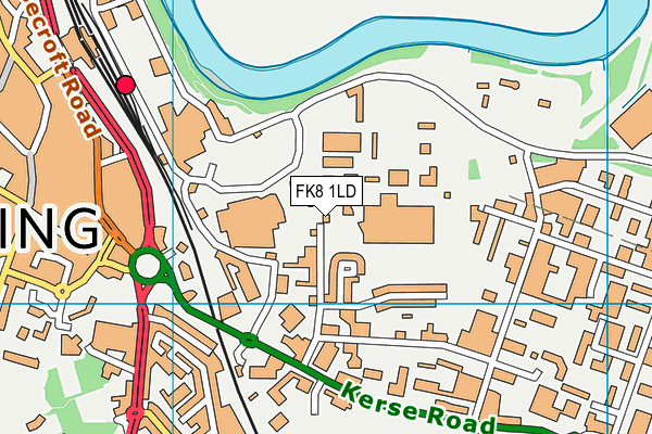 FK8 1LD map - OS VectorMap District (Ordnance Survey)