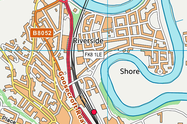 FK8 1LE map - OS VectorMap District (Ordnance Survey)