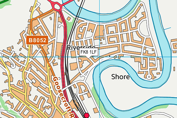 FK8 1LF map - OS VectorMap District (Ordnance Survey)