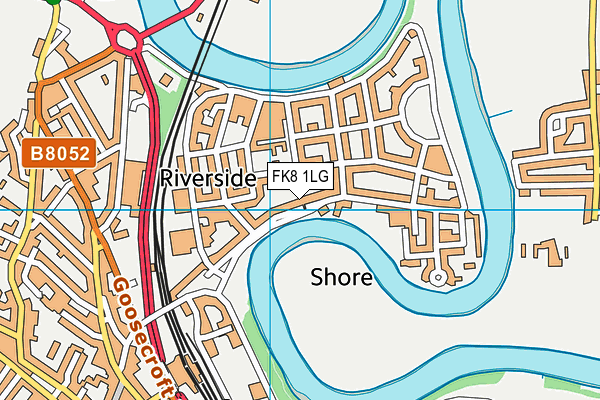 FK8 1LG map - OS VectorMap District (Ordnance Survey)