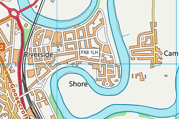 FK8 1LH map - OS VectorMap District (Ordnance Survey)