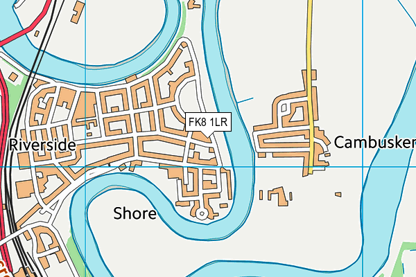 FK8 1LR map - OS VectorMap District (Ordnance Survey)