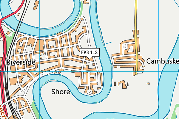 FK8 1LS map - OS VectorMap District (Ordnance Survey)