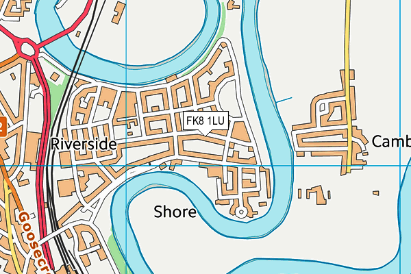FK8 1LU map - OS VectorMap District (Ordnance Survey)