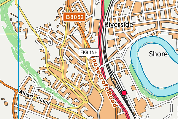 FK8 1NH map - OS VectorMap District (Ordnance Survey)