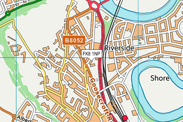 FK8 1NP map - OS VectorMap District (Ordnance Survey)