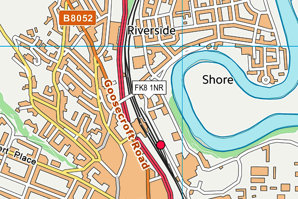 FK8 1NR map - OS VectorMap District (Ordnance Survey)