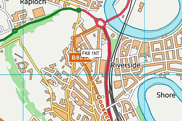 FK8 1NT map - OS VectorMap District (Ordnance Survey)