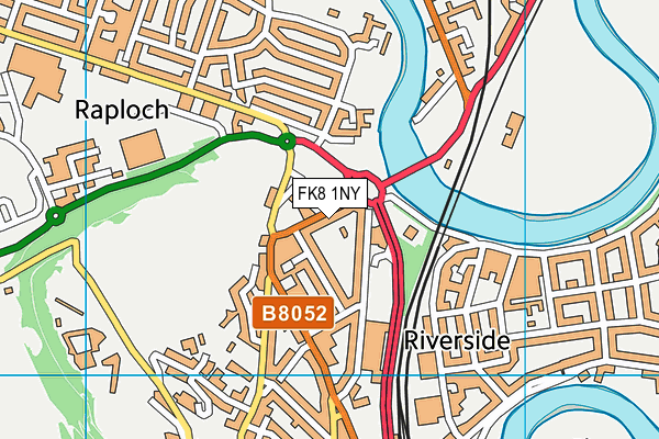 FK8 1NY map - OS VectorMap District (Ordnance Survey)