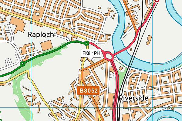 FK8 1PH map - OS VectorMap District (Ordnance Survey)