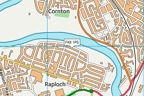 FK8 1PS map - OS VectorMap District (Ordnance Survey)