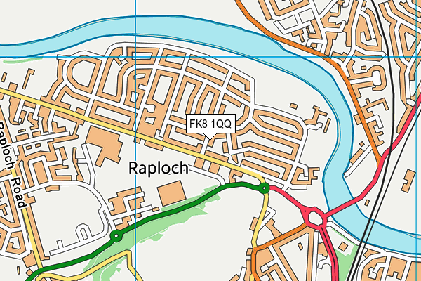 FK8 1QQ map - OS VectorMap District (Ordnance Survey)