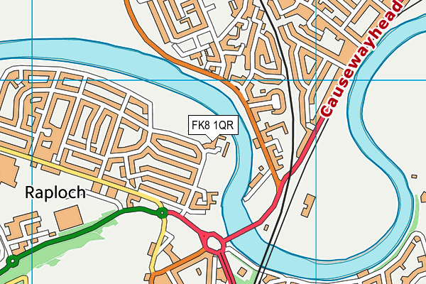 FK8 1QR map - OS VectorMap District (Ordnance Survey)