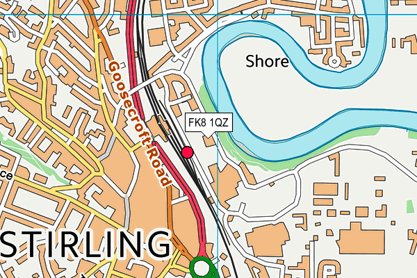 FK8 1QZ map - OS VectorMap District (Ordnance Survey)