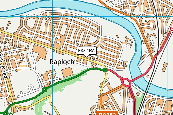 FK8 1RA map - OS VectorMap District (Ordnance Survey)