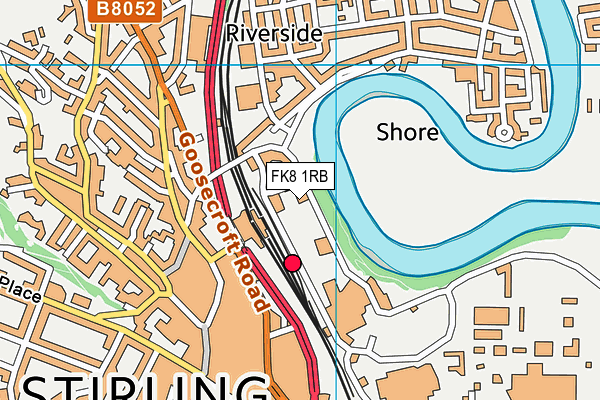 FK8 1RB map - OS VectorMap District (Ordnance Survey)