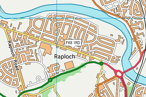 FK8 1RD map - OS VectorMap District (Ordnance Survey)