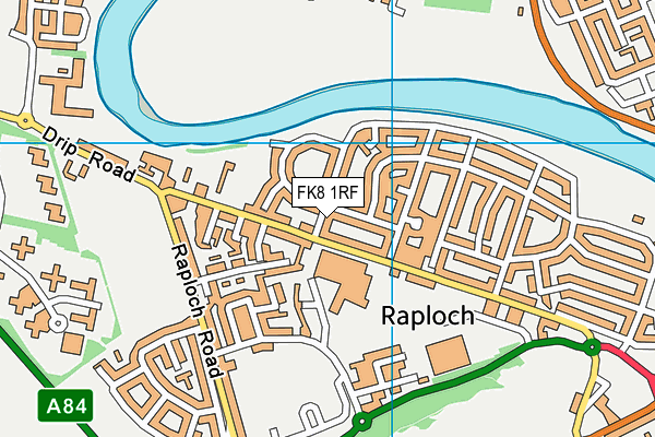 FK8 1RF map - OS VectorMap District (Ordnance Survey)
