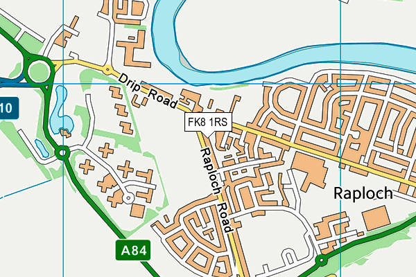 FK8 1RS map - OS VectorMap District (Ordnance Survey)