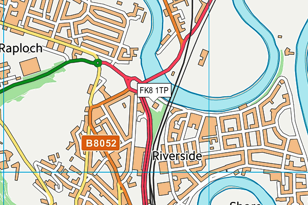 FK8 1TP map - OS VectorMap District (Ordnance Survey)