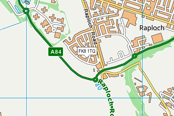 FK8 1TQ map - OS VectorMap District (Ordnance Survey)