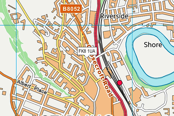 FK8 1UA map - OS VectorMap District (Ordnance Survey)