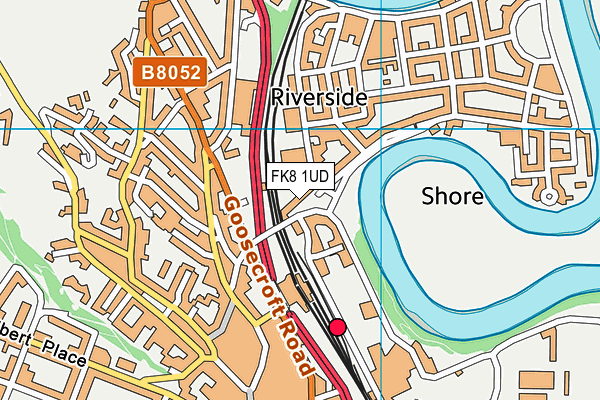 FK8 1UD map - OS VectorMap District (Ordnance Survey)